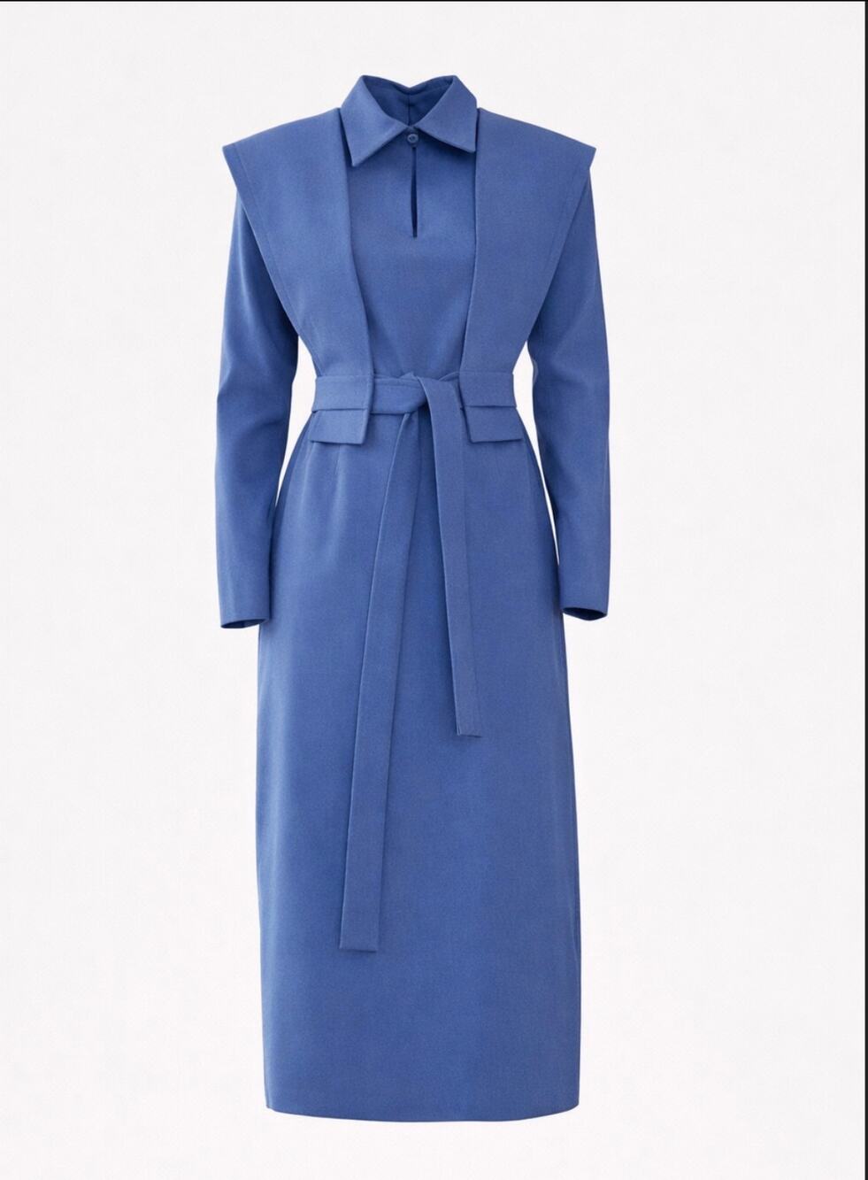 NWT Julia Allert Dress, Blue, XXL